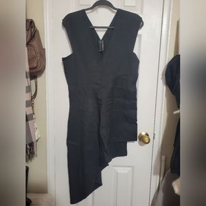 Zero + Maria Cornejo Asymmetrical Dress